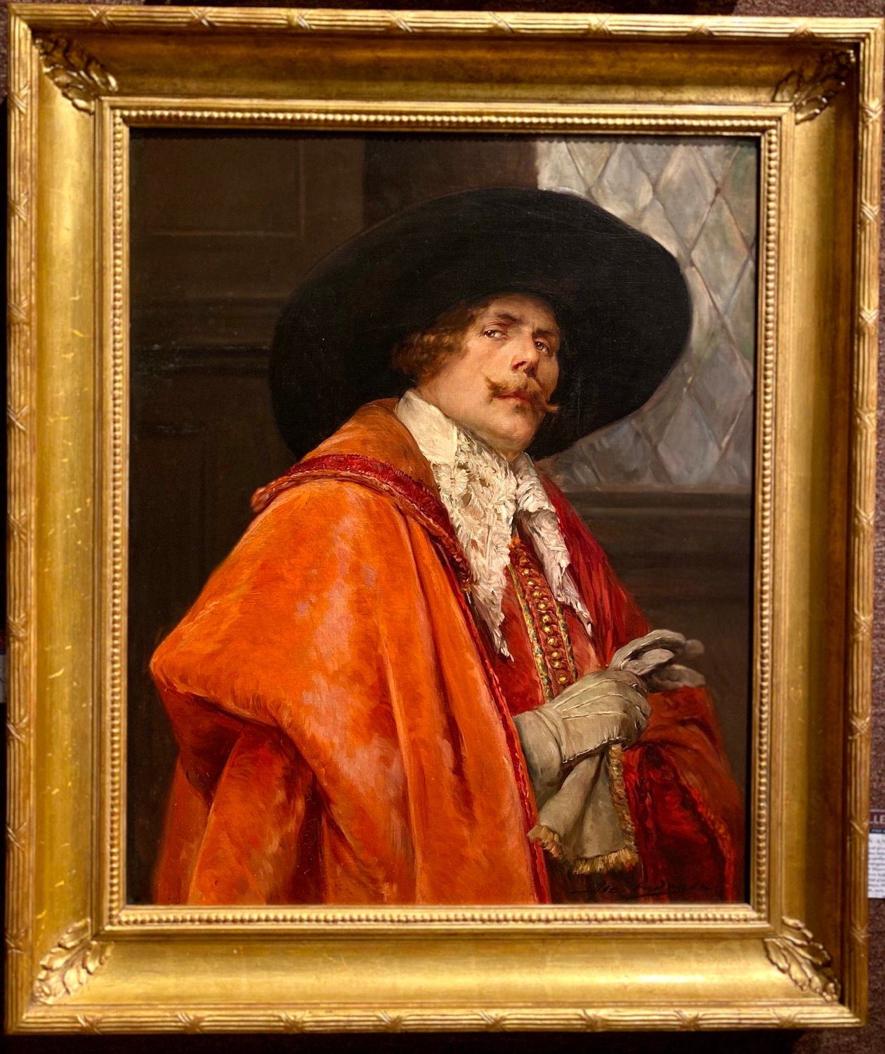 Portrait of a Cavalier with a Red Cape By: Alex De Andreis