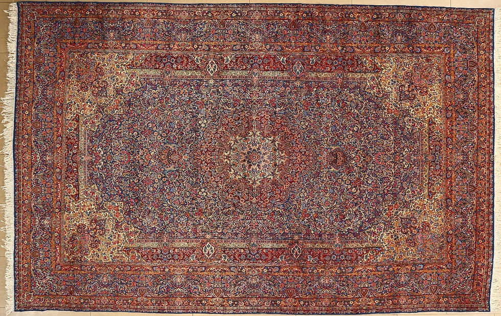 Thumbnail: *SOLD* 12’ X 18’11” Semi-Antique Persian Arjomand Kerman