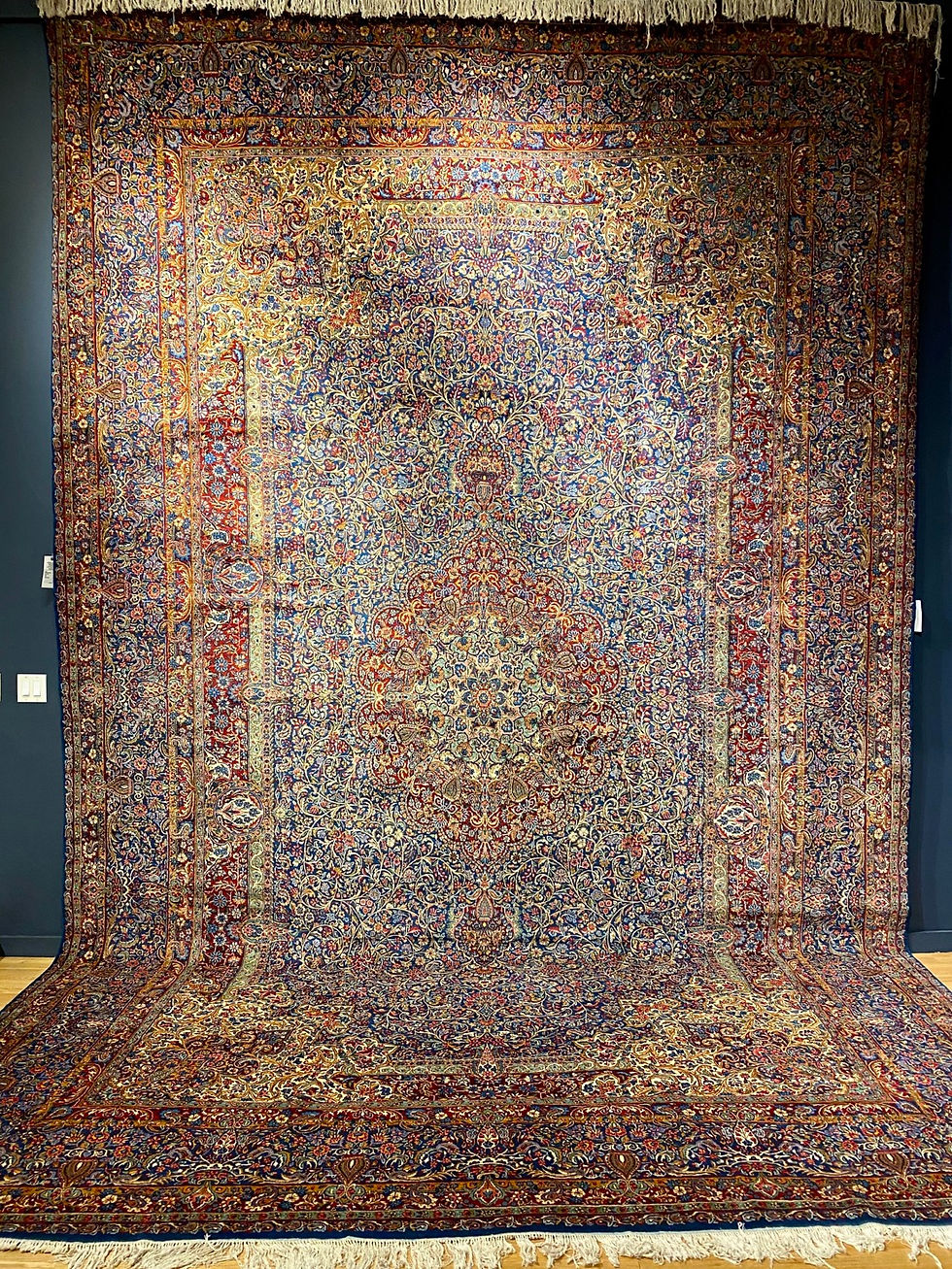 Thumbnail: *SOLD* 12’ X 18’11” Semi-Antique Persian Arjomand Kerman