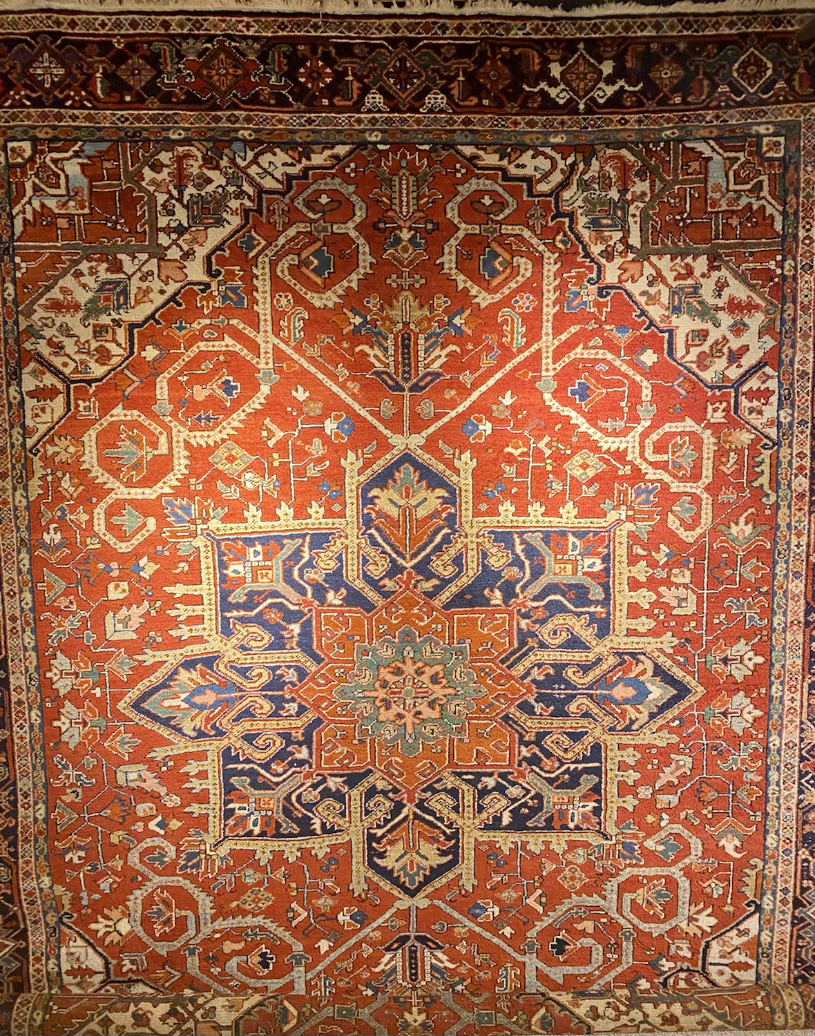 7’11”X10’3 Antique Persian Heriz