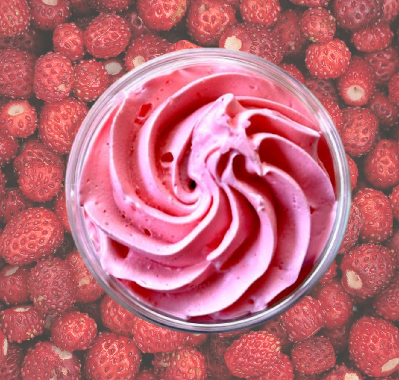 Chantilly de douche - Fraises des bois