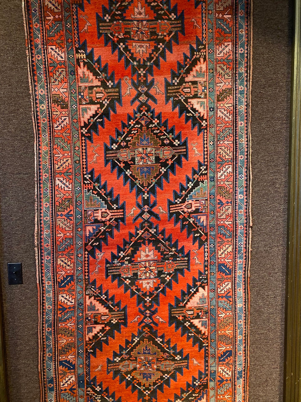 Thumbnail: 3’8”x14’5” Semi-Antique Caucasian Runner