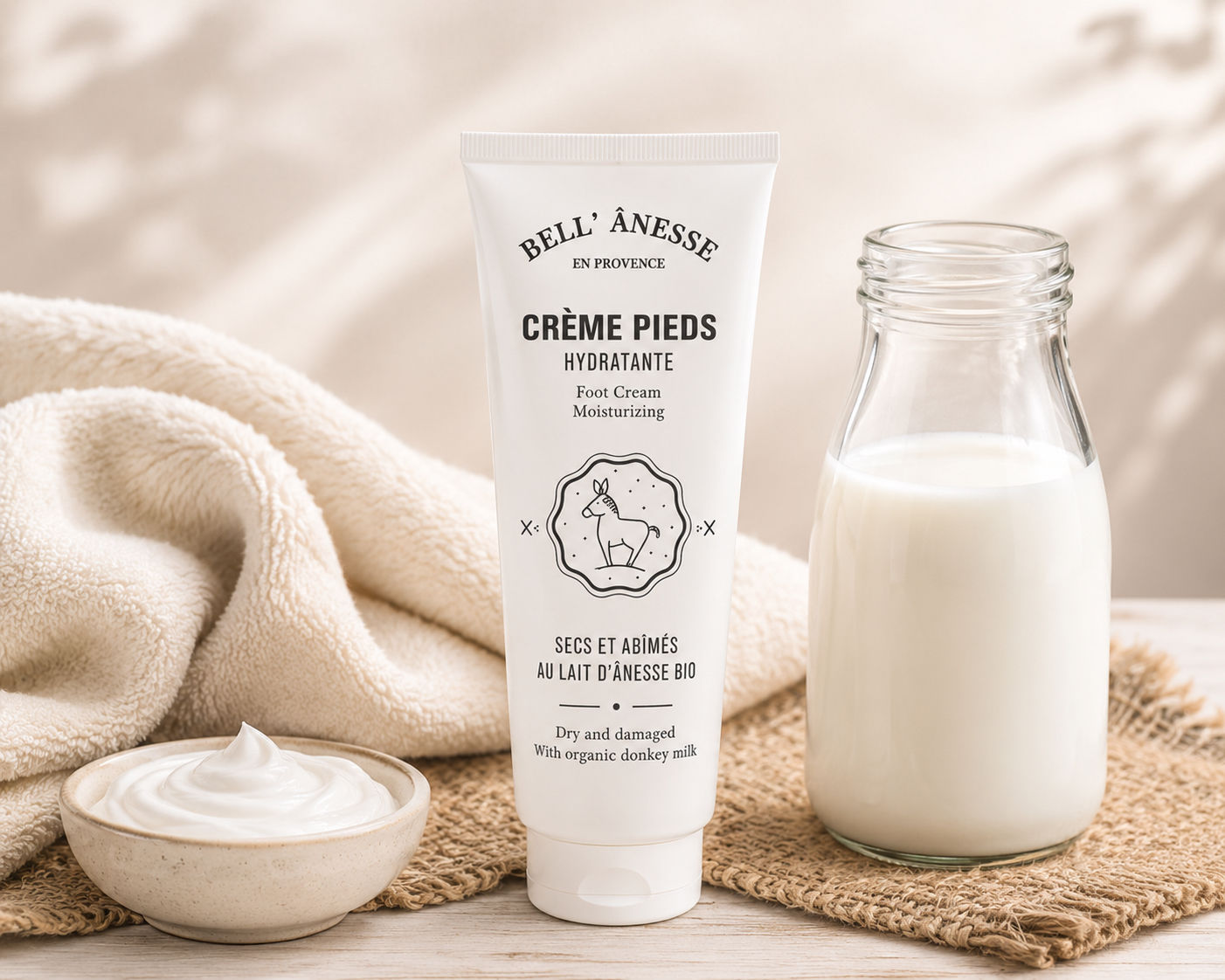 Crème pieds Lait d’ânesse