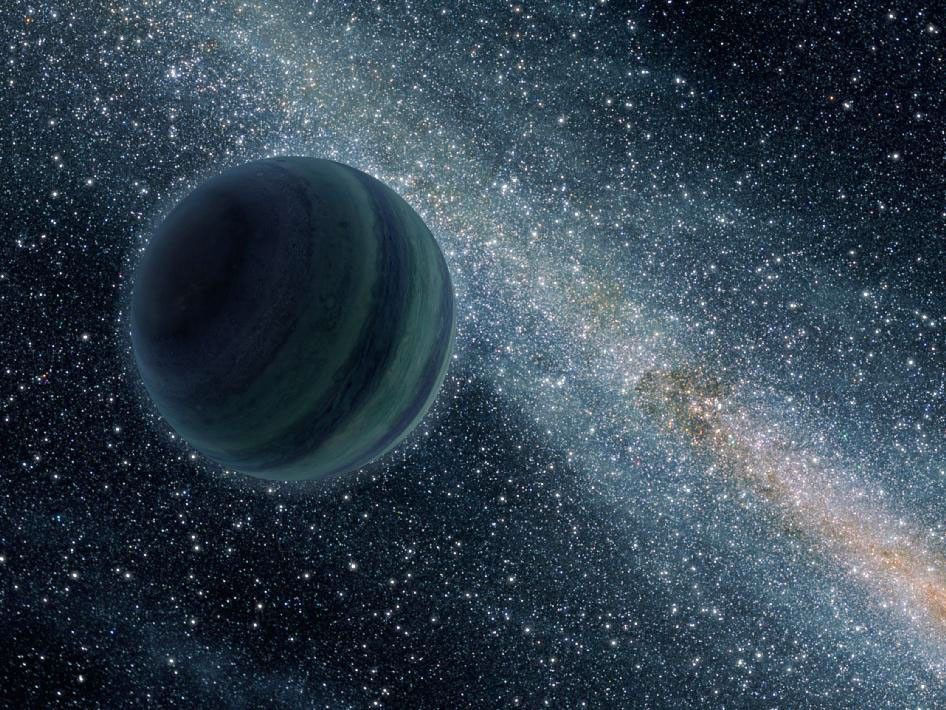 Artistic conception of a free-floating planet. Credit: NASA (https://science.nasa.gov/universe/exoplanets/free-floating-planets-may-be-more-common-than-stars/)