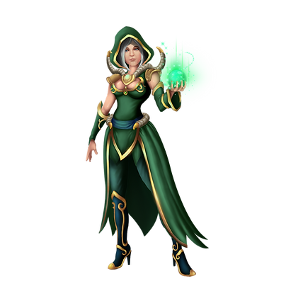 Magic Elven Forest Druid