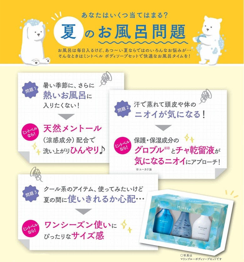 真夏のお風呂問題をミントベルで解決