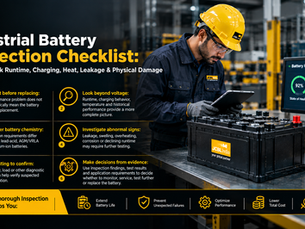 How to Inspect an Industrial Battery: Complete Guide