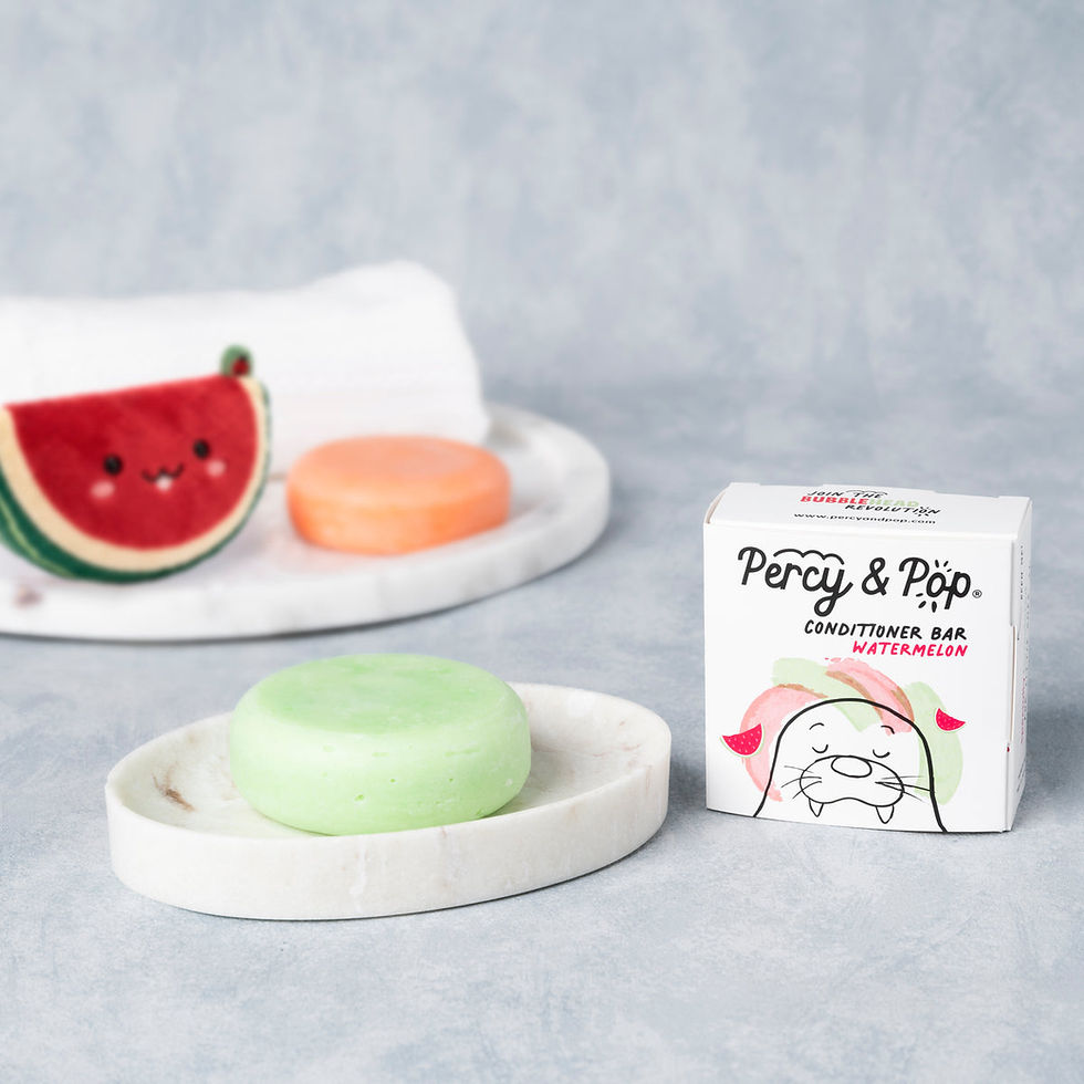 Percy & Pop plastic free bath time shampoo bar