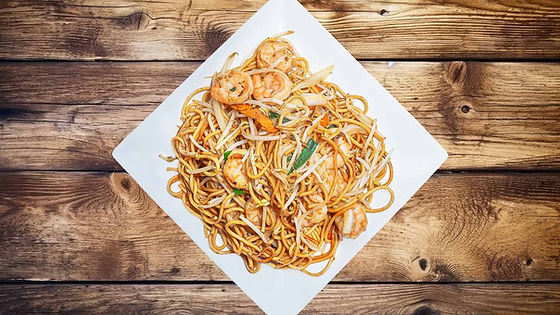 (1502) Pan Fried Noodle w/ Shrimp (่ฆ็็้บบ)
