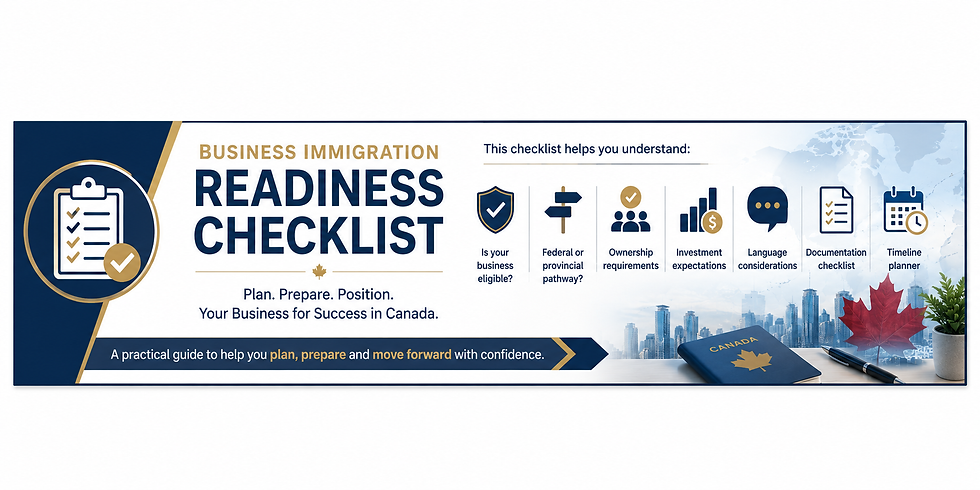 Readiness Checklist