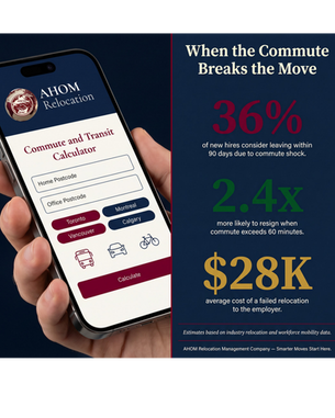Relocation : When the Commute breaks the Move.
