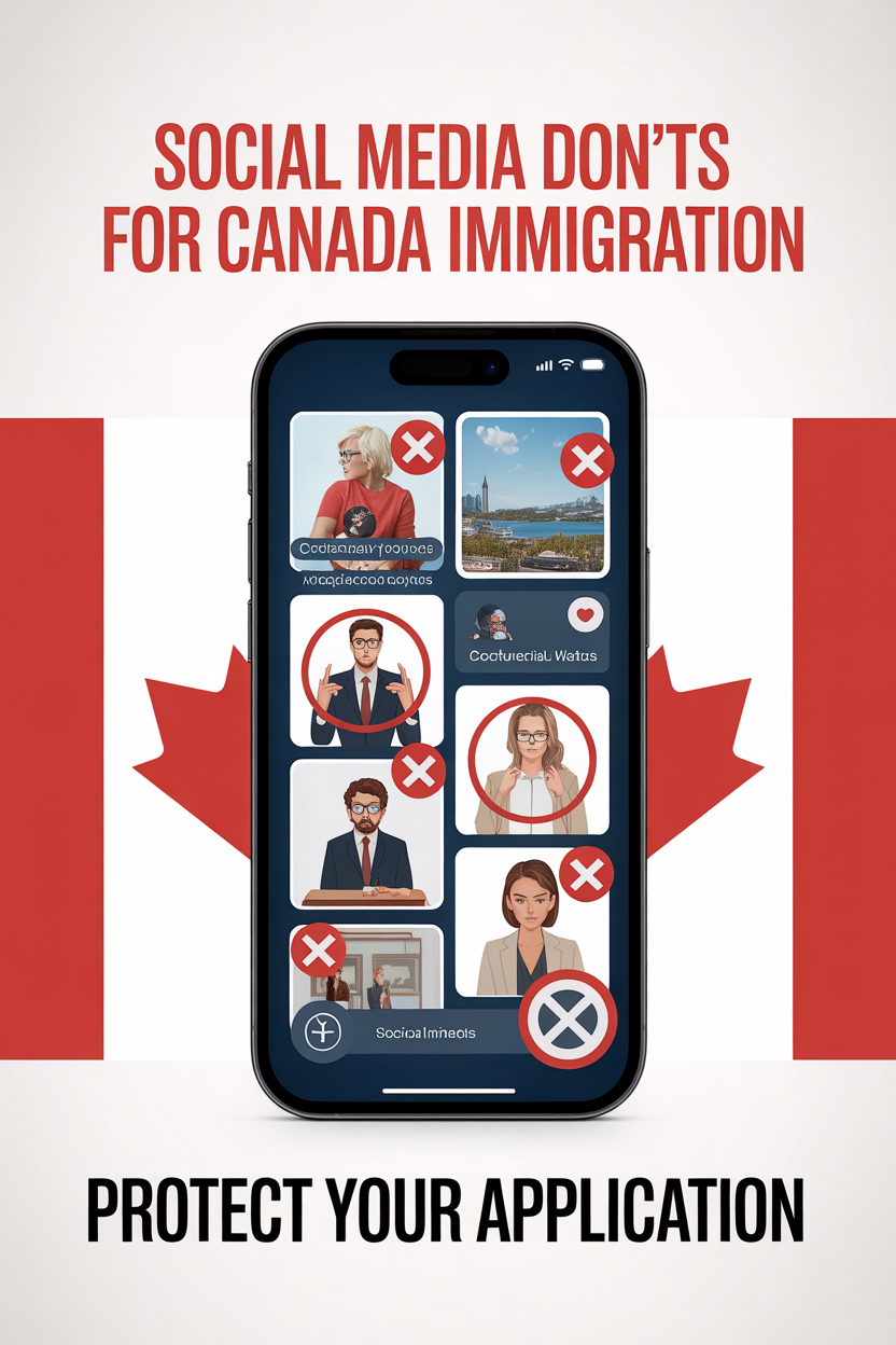 Social media for newcomers: learn what not to post before immigrating to Canada, how IRCC and employers may view your profiles, and simple steps to protect your digital reputation.