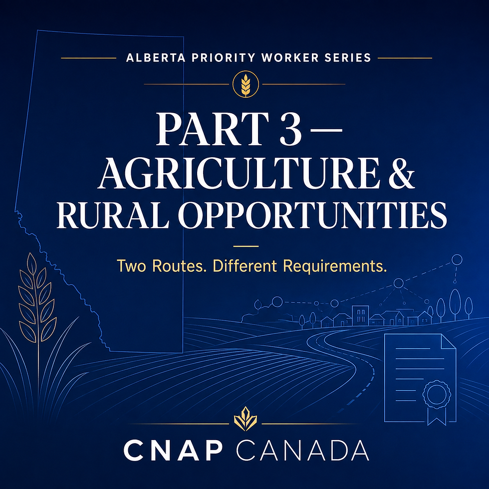 Alberta Priority Worker Series
