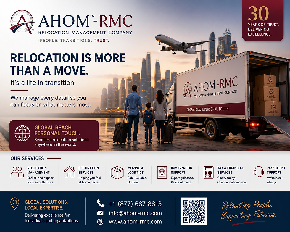 Relocation starting to feel Overwhelming.  Yes...We Manage that for you. 