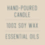 Canadian soy wax candle