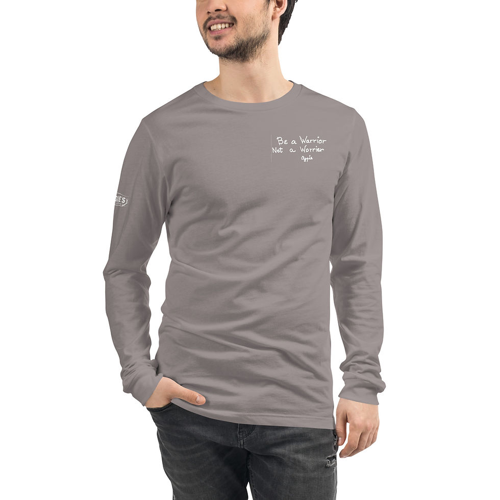 Thumbnail: "Be a Warrior not a Worrier" Unisex Long Sleeve Tee