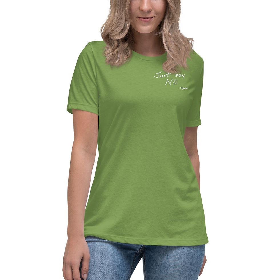 Thumbnail: Just Say No Women's Relaxed T-Shirt