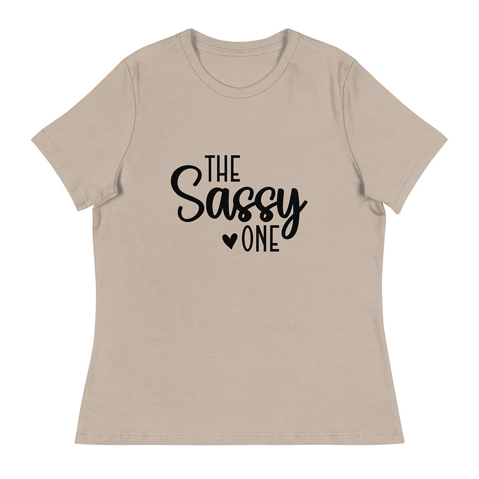 Thumbnail: Women's Relaxed T-Shirt The Sassy One