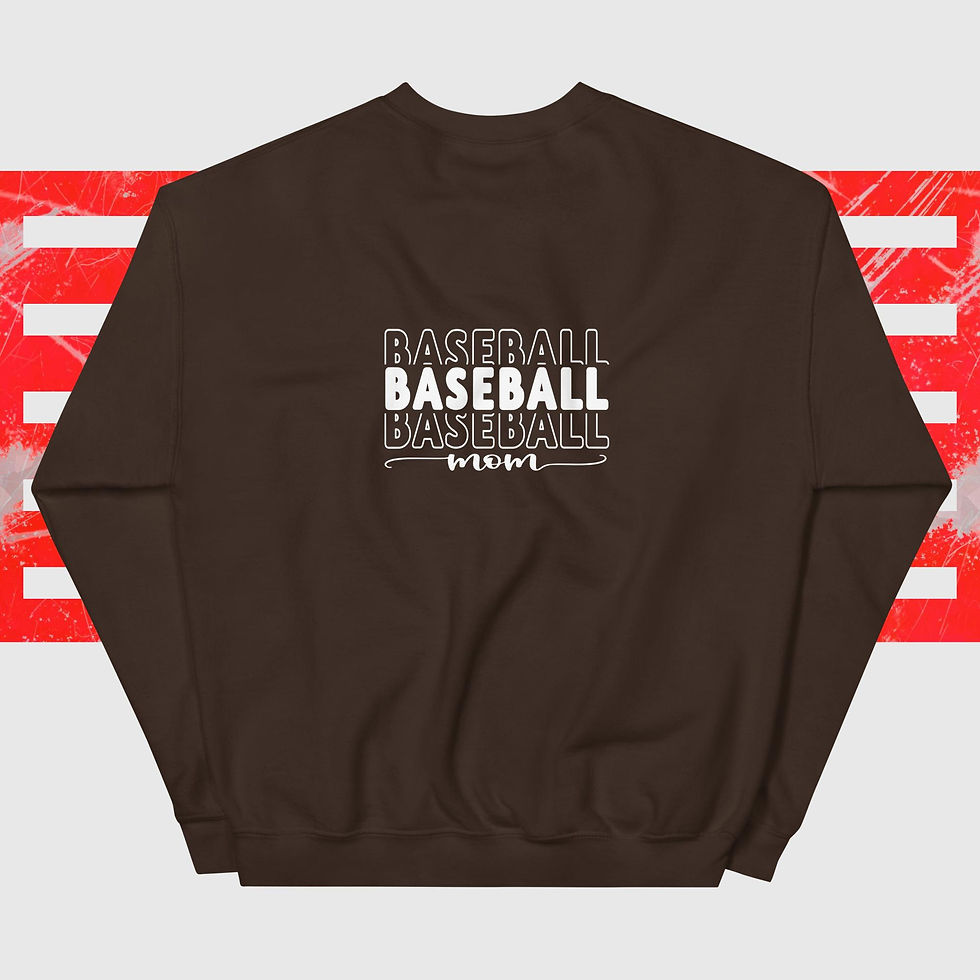 Thumbnail: Baseball Mom Unisex Sweatshirt