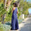 Thumbnail: CALLIE MAXI DRESS - NAVY
