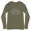 Thumbnail: Unisex Long Sleeve Tee Positive Vibes
