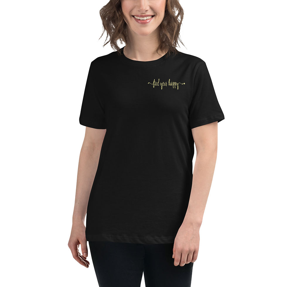 Thumbnail: Find Your Happy Yellow Women's Relaxed T-Shirt