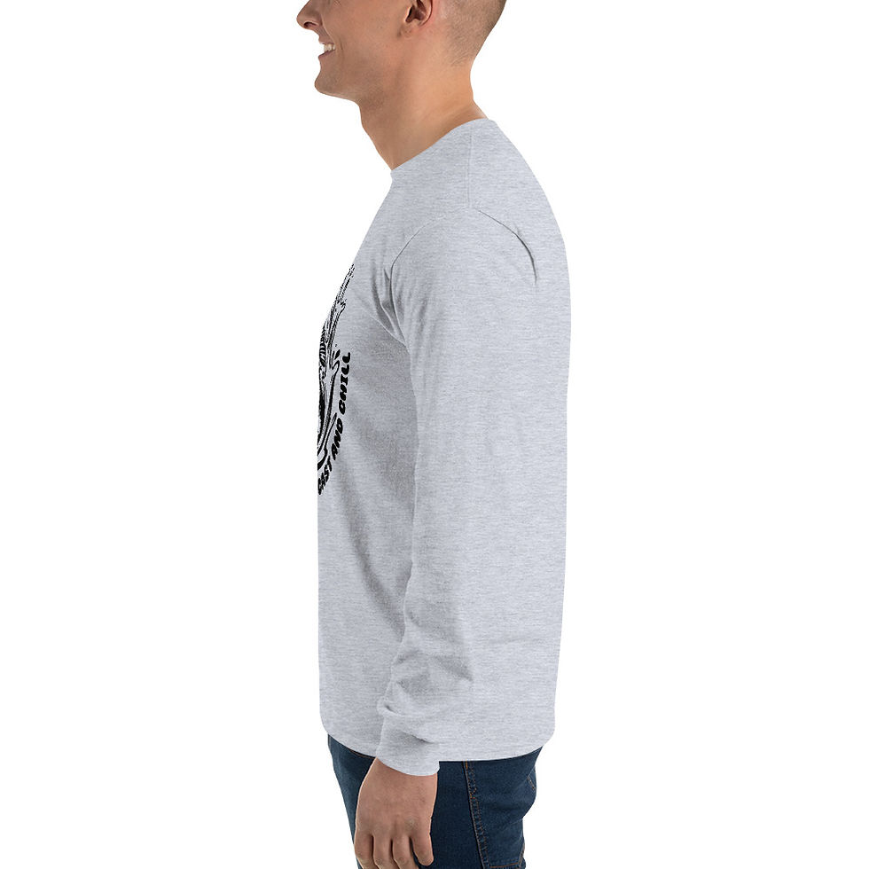 Thumbnail: Hook, Cast and Chill Men's Long Sleeve T-Shirt