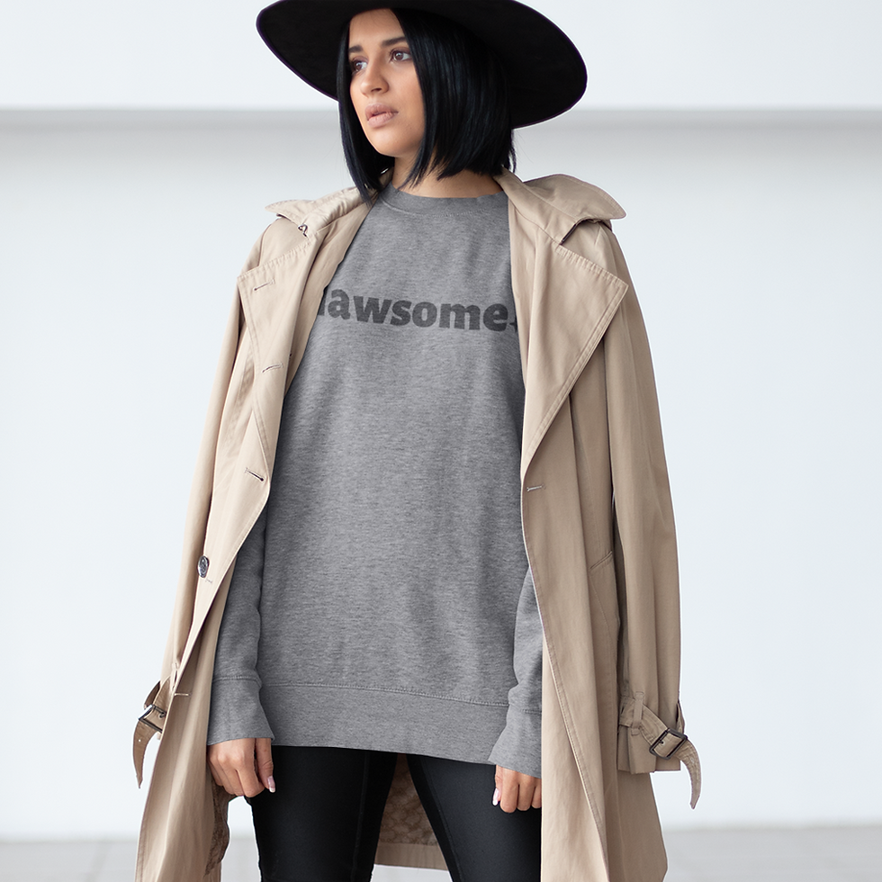 Thumbnail: Womens Logo Flawsome Crewneck Sweatshirt