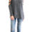 Thumbnail: Womens Open Shoulder Long Sleeve Casual Top