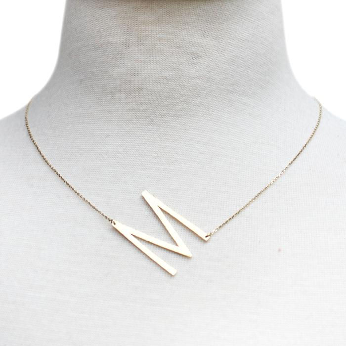 Thumbnail: Monogram Collection Initial Necklace