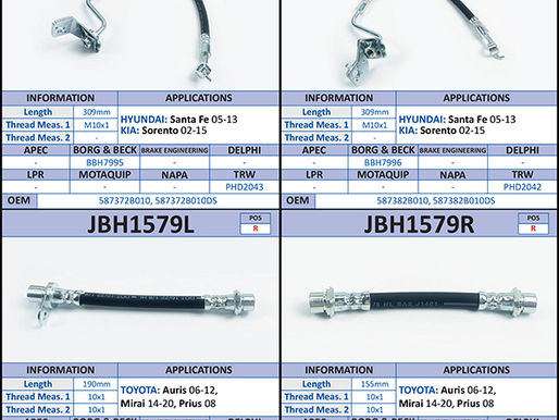 New to Range; Brake Hoses (September 2023)