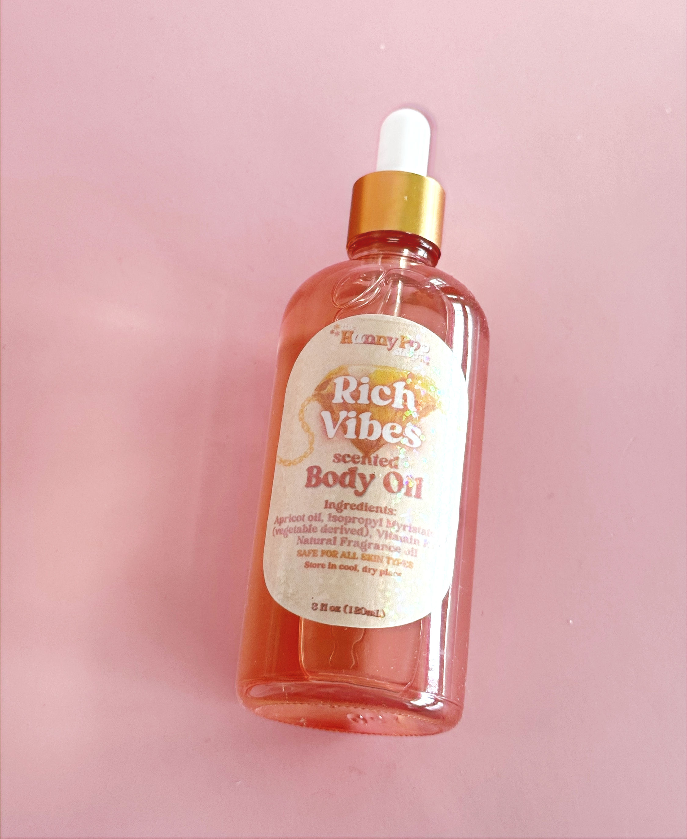 Rich Vibes Scented Body Oil | Fragrance Body Oil