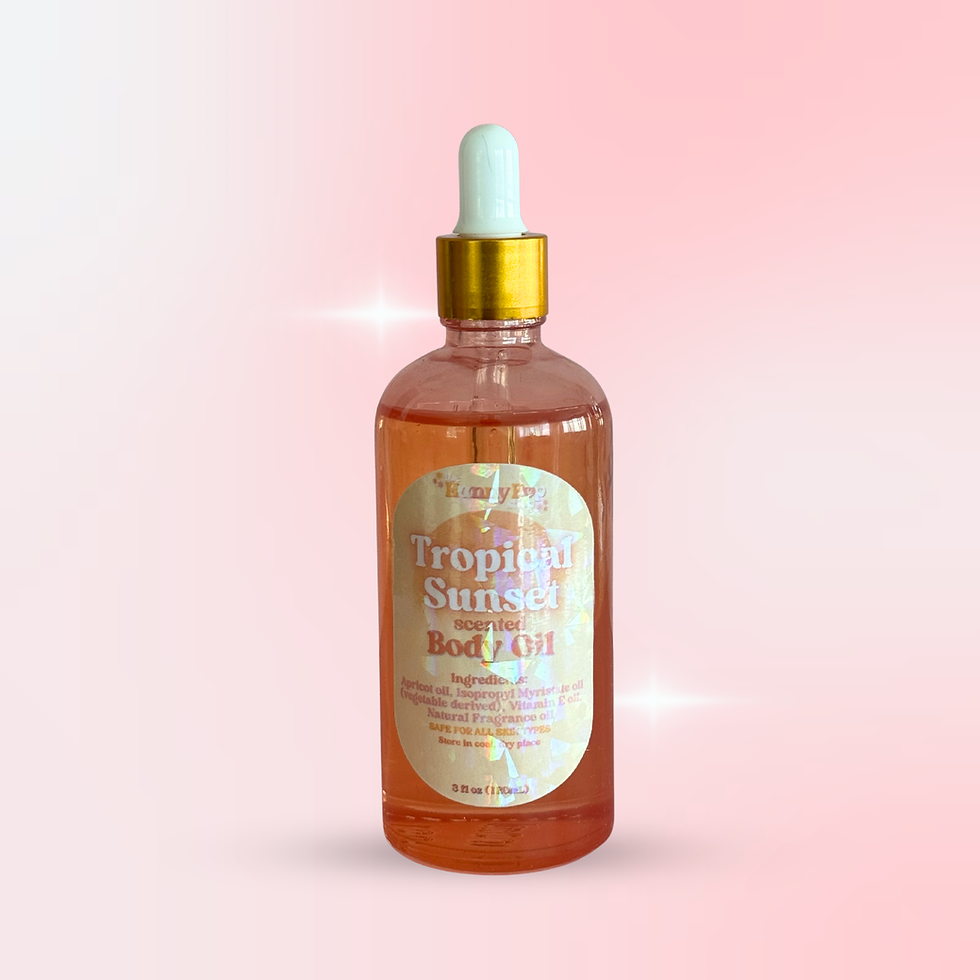 Thumbnail: Tropical Sunset Scented Body Oil | Fragrance Body Oil