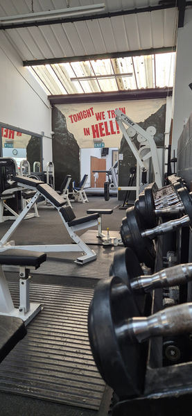 free weight section at rotherham gym