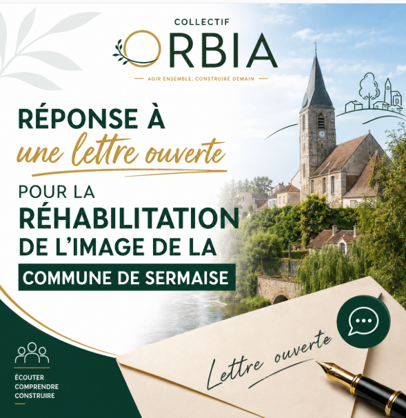 Réponse à la lettre ouverte pour la réhabilitation de l’image de la commune de Sermaise