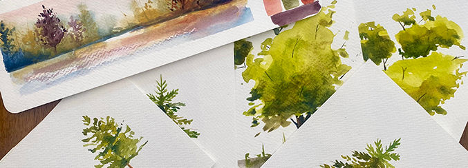 learn how to paint watercolour landscapes for beginners