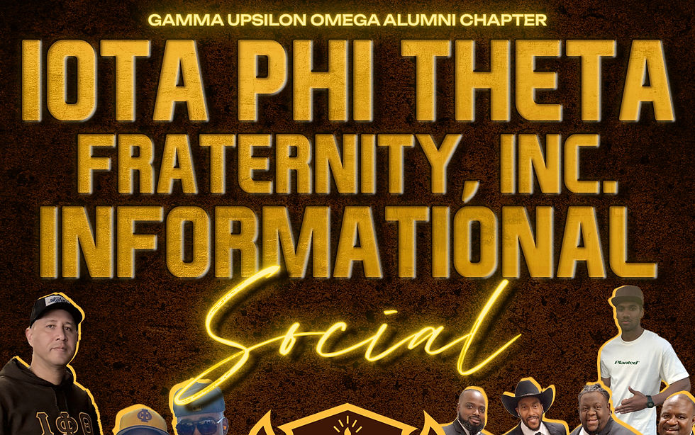 Iota Phi Theta Fraternity, Inc. Informational Social