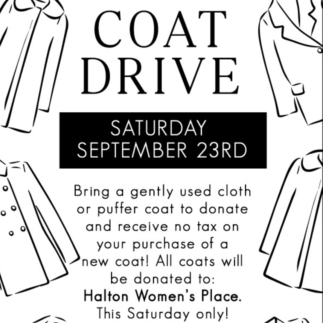 Coat Drive Oakville Downtown
