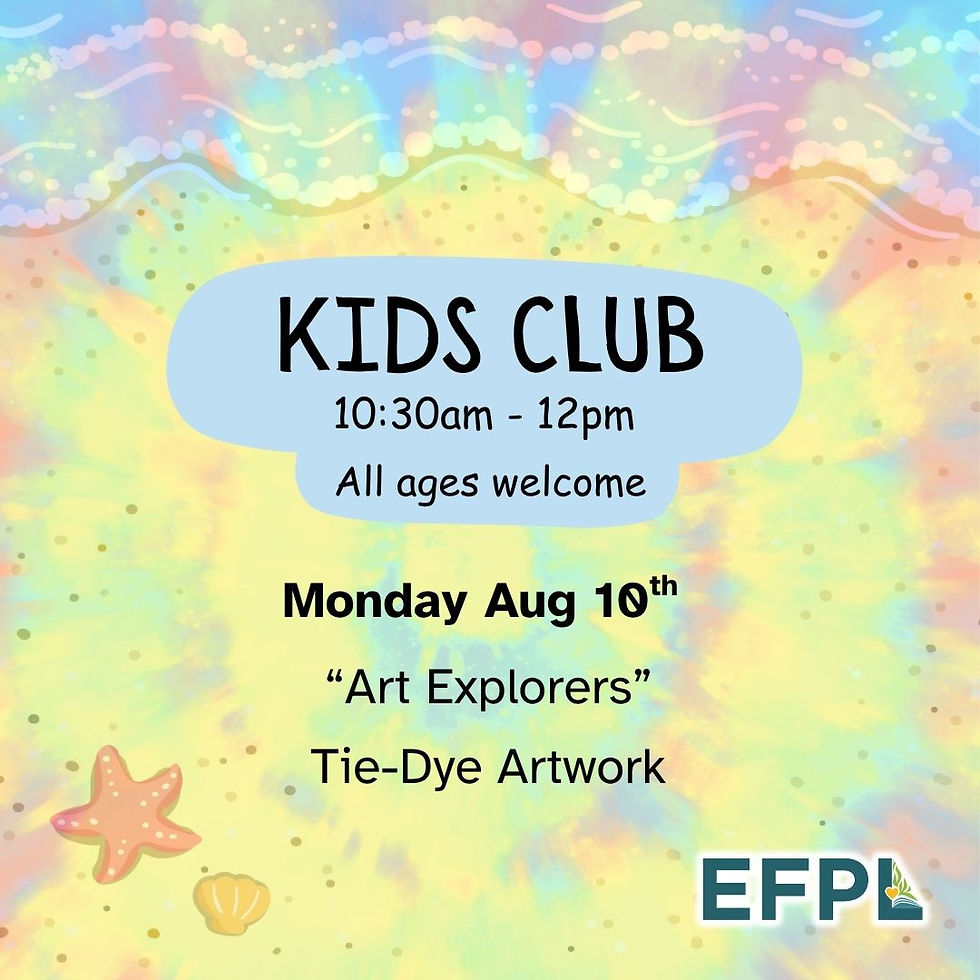 Kids Club - Art Explorers!