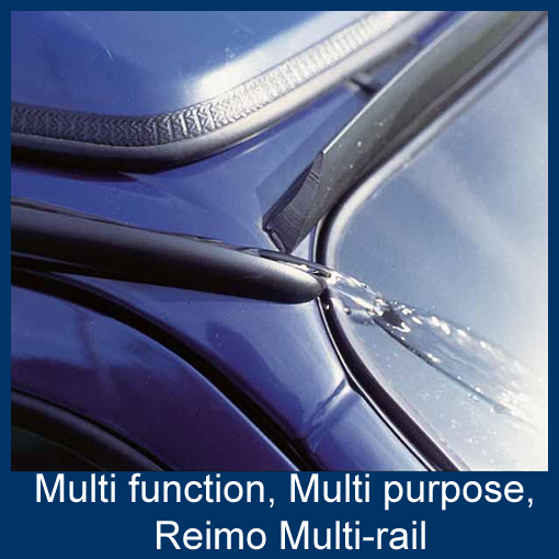Thumbnail: multi rail spoiler doubles up as rain gutter. 