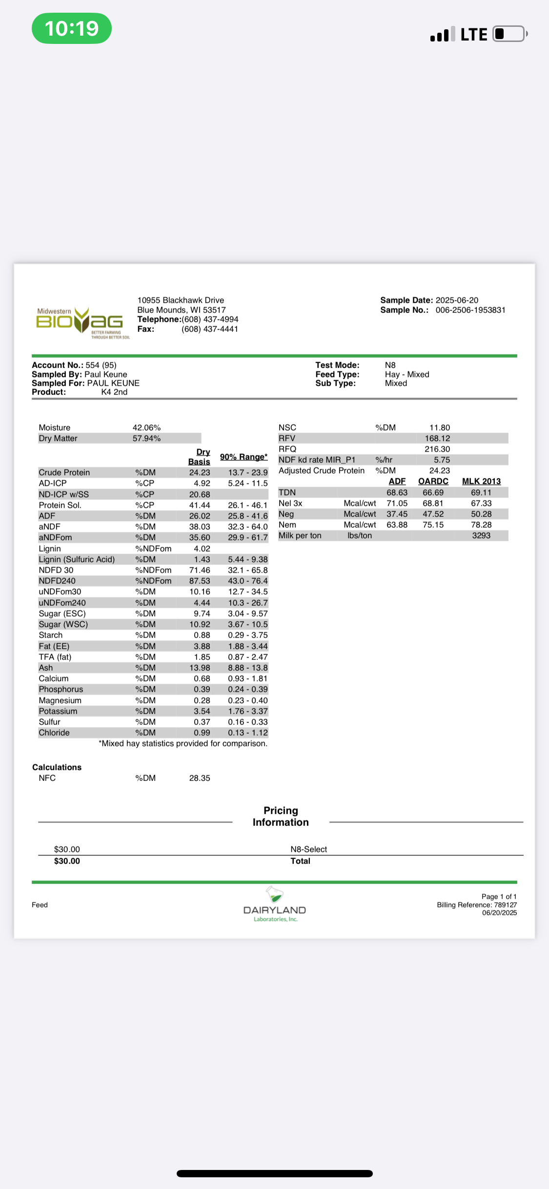 RFQ 216 - 4 X 4.5 Ft Individually Wrapped Round Bales