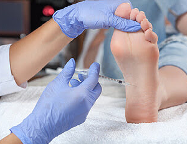 Regenerative therapy/ stem cell injection