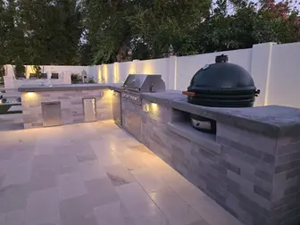 custom outdoor kitchen area in Gilbert AZ.