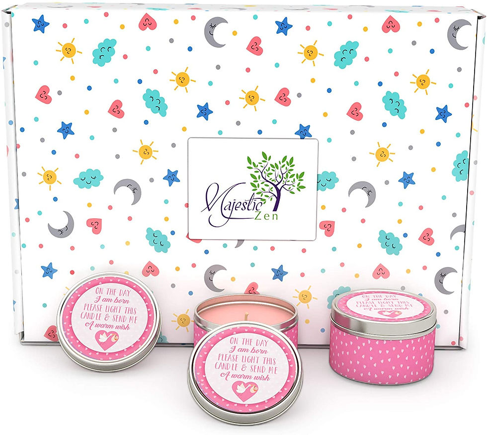 Thumbnail: Baby Shower Party Favor Candles Pink-1(9pk)