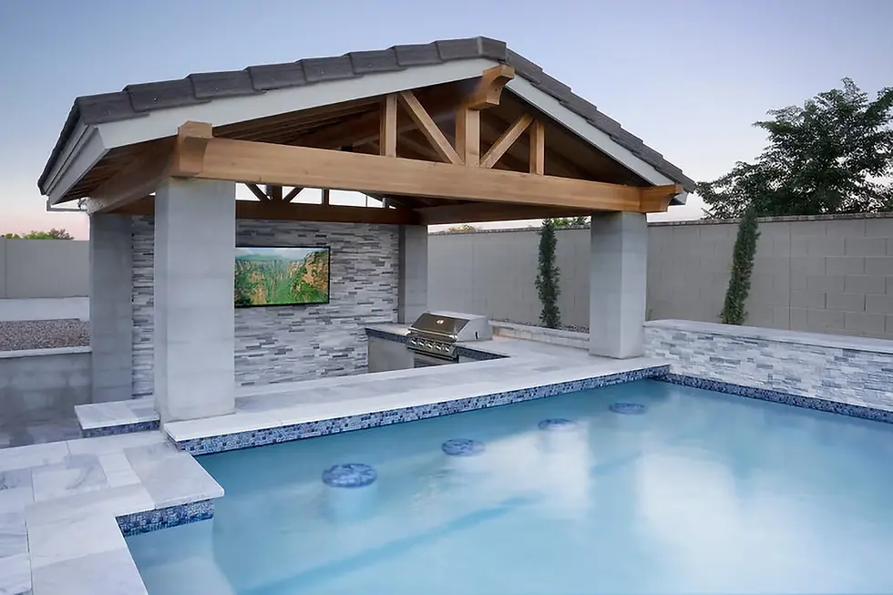 Shade solutions for Arizona backyards - pergolas, ramadas and more.