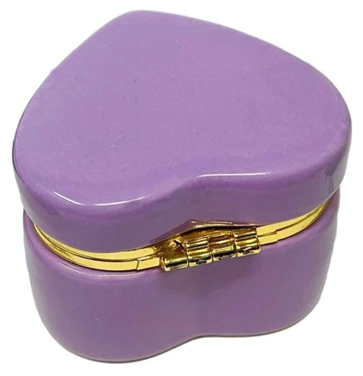 Heart Shaped Trinket Box - Ceramic 