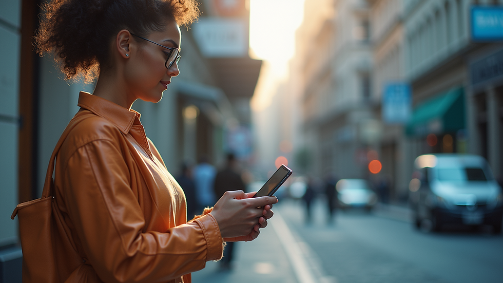 Wide angle view of a vibrant digital marketing presentation