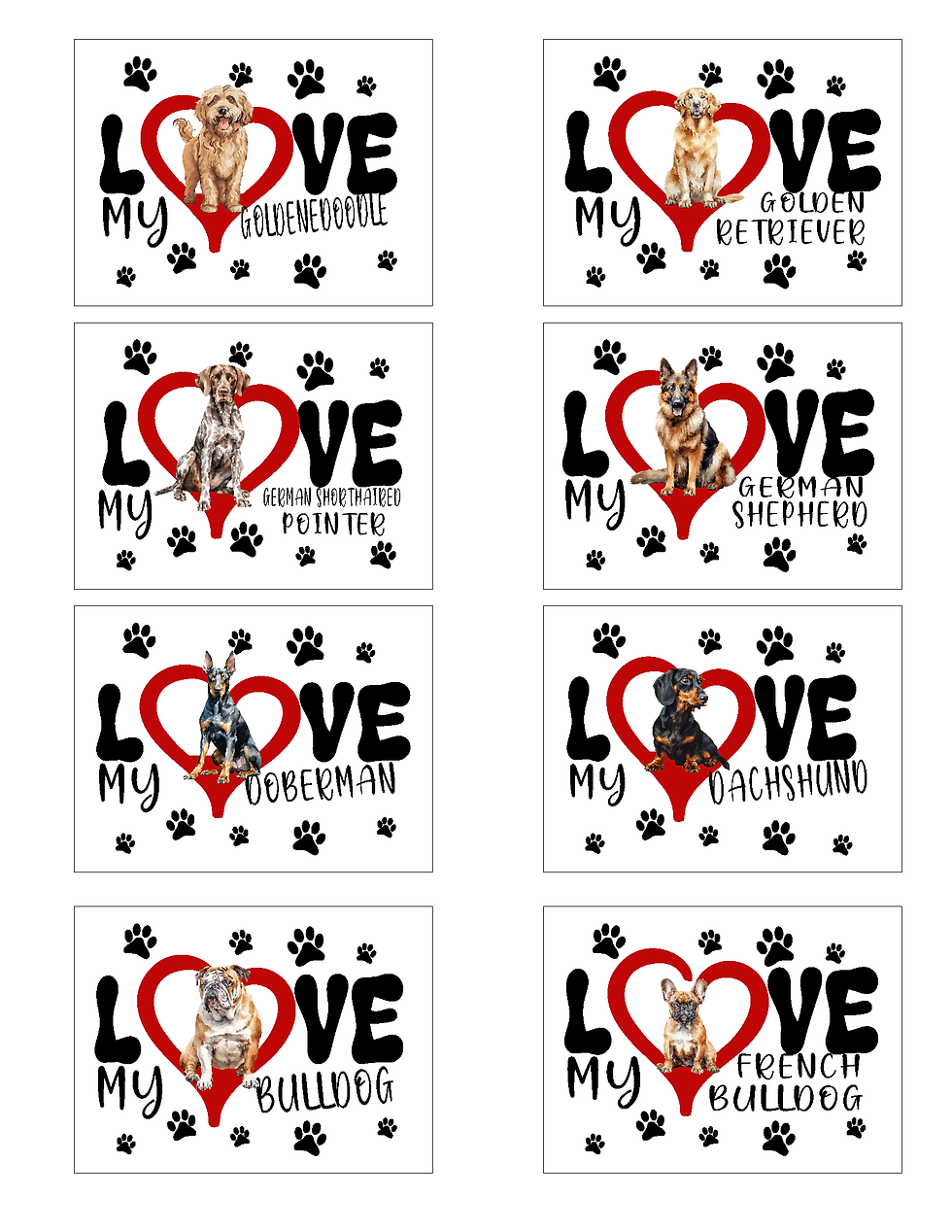 Thumbnail: Dog Magnets