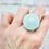 Miniature : - BAGUE SMART LICHEN -