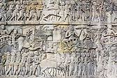 100716209-bas-relief-sculpture-elephant-charging-into-battle-between-the-cham-and-khmer-ba